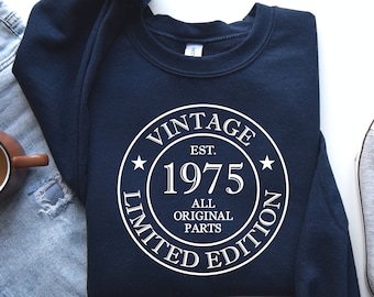 Retro 1975 51st Birthday Shirt: Vintage Limited Edition