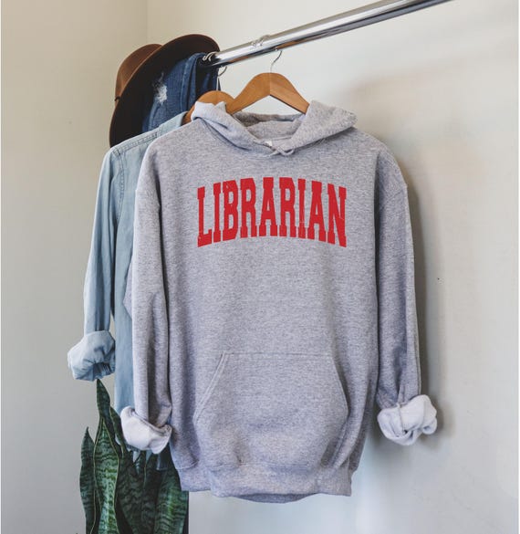 Librarian Sweatshirt: Unisex Cotton-Blend Hoodie