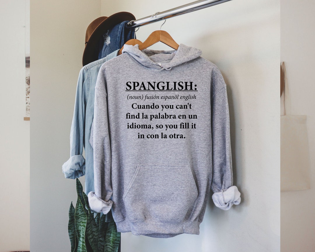 Spanglish Definition Shirt, Latina Shirt, Puerto Rico Tee, Spanish