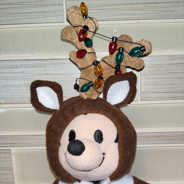 Tangled up!  Reindeer onesie romper inspired outfits for your nuiMOs