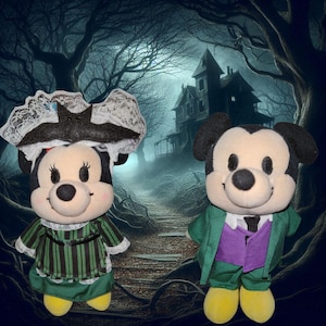 ¡Felices fiestas! Atuendos inspirados en mansiones embrujadas para tus nuiMOs o labubu.