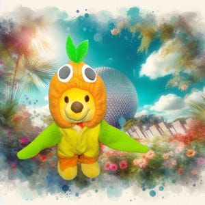 A little orange bird - fun  outfit for your nuiMOs!