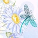 Peggy Dragonflies and Daisies