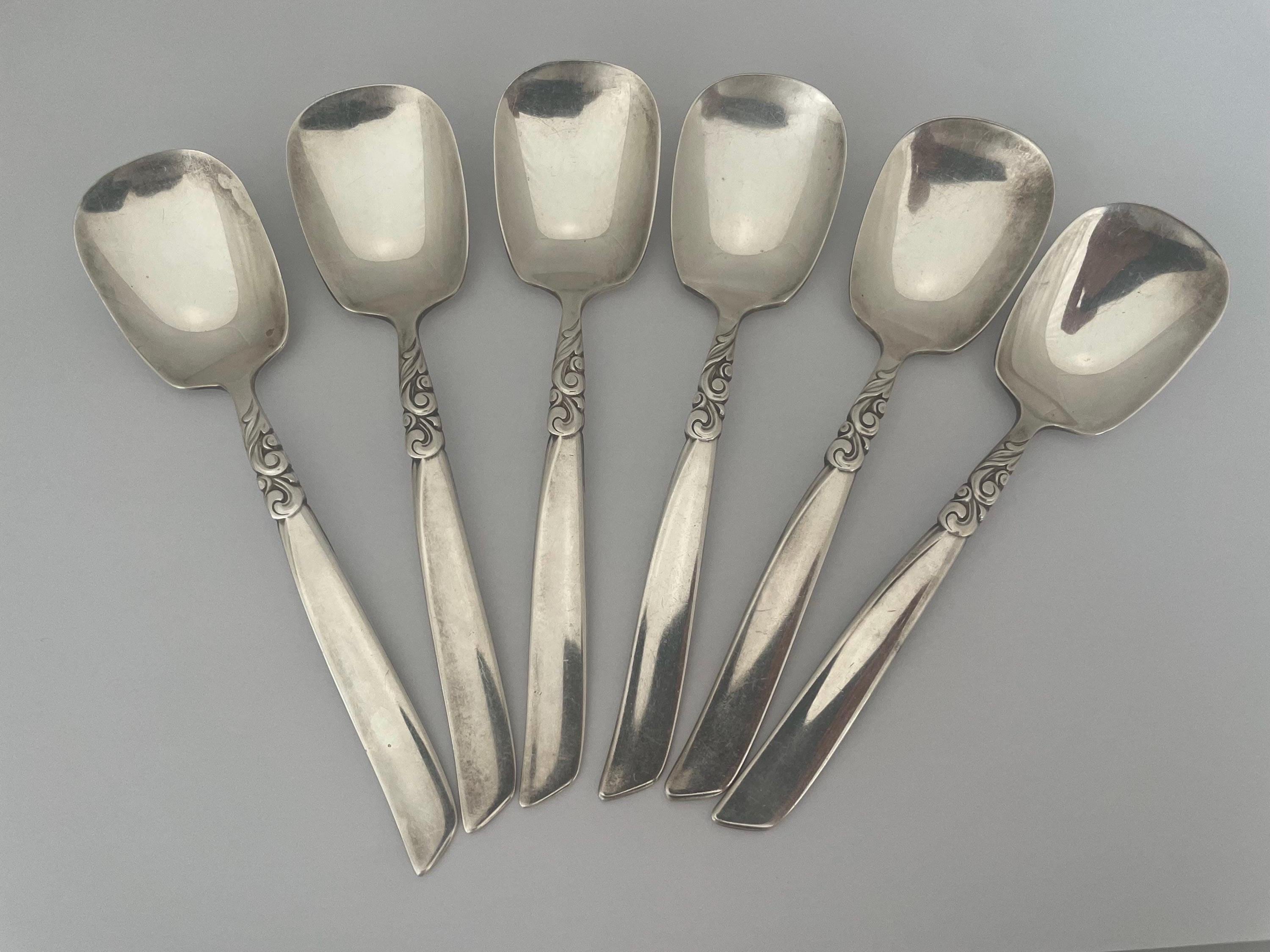 シルバースプーン　6個セット　約130g 尚美堂 SILVER刻印 シルバー スプーン 6本セット - いずみ洋行の