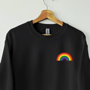 Rainbow Sweatshirt, Perfect gift, Pride Rainbow Love Sweatshirt, Pride Shirt. Unisex Shirt. LGBT . Gift for him and her, LBGTQ Tee.