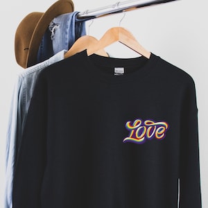 Love Rainbow Sweatshirt, Perfect gift, Pride Rainbow Love Sweatshirt, Pride Shirt. Unisex Shirt. LGBT . Gift for him and her, LBGTQ Tee.