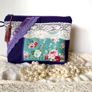 Clutch bag, elegant clutch bag, gift for her, mini bag, women&#39;s clutch bag, make-up bag, handmade clutch bag, bag clutch, cosmetic bag