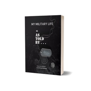 Military Journal Workbook | Gift for Veteran & Soldier | Memoir | Autobiography | Biography | Journal | Book | PDF Download