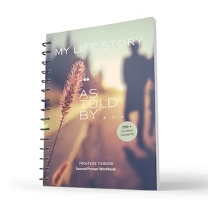 My Life Story Journal Workbook | Journal Prompt | Memoir | Autobiography | Biography | Book | Life | Life Story | PDF Download