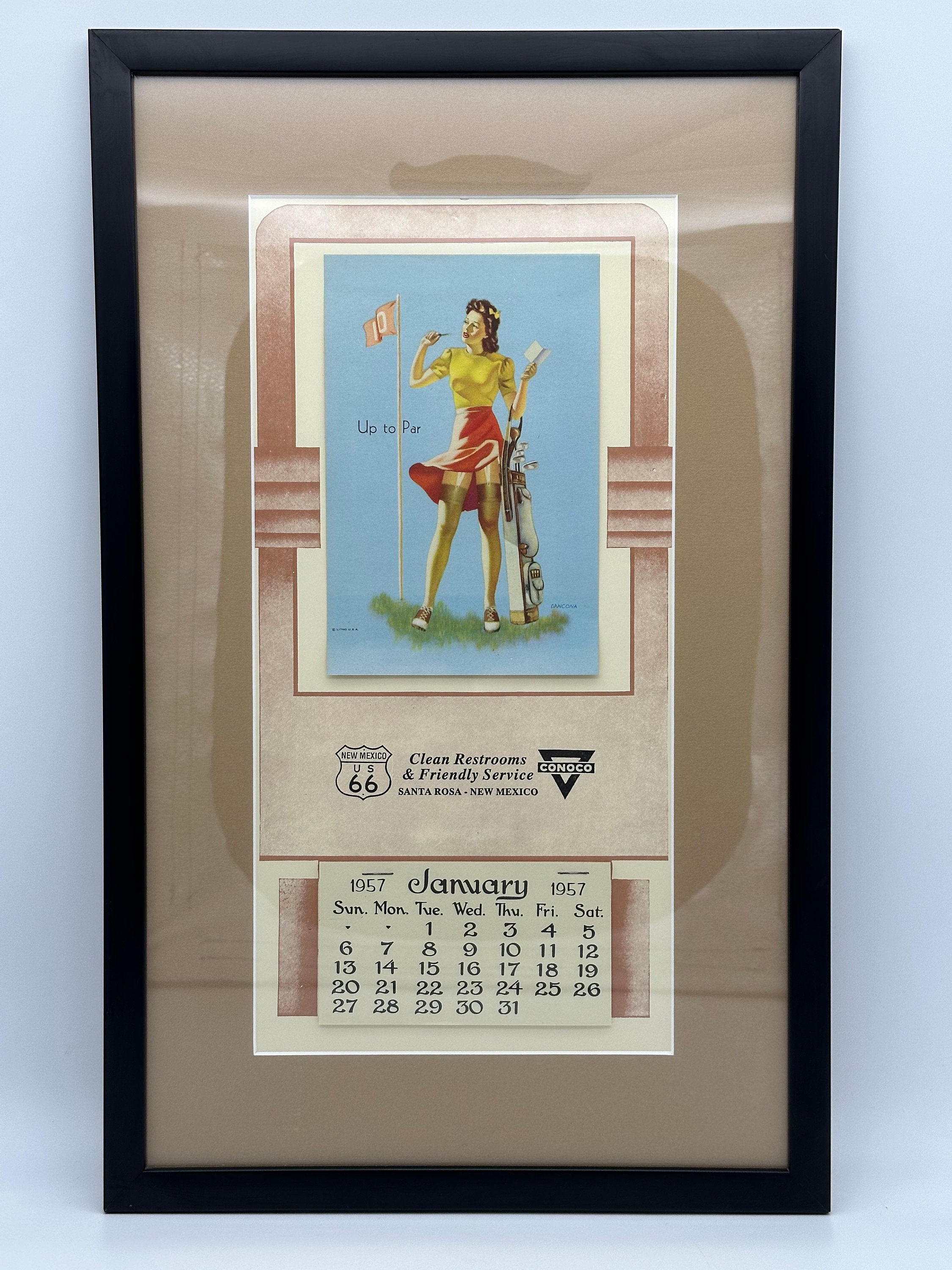 1950s Pinup Calendar - Etsy