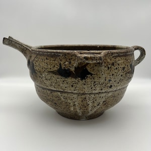 Studio art pottery bowl / pitcher