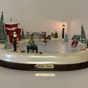 Mr Christmas Holiday Skaters - Etsy