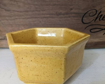 Vintage Haeger Planter Mustard Yellow