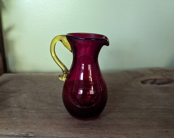 Small Blown Pitcher