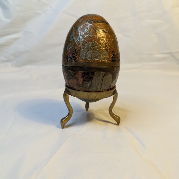 Brass Cloisonne Egg