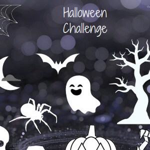 Halloween savings challenge in dollar A6 digital
