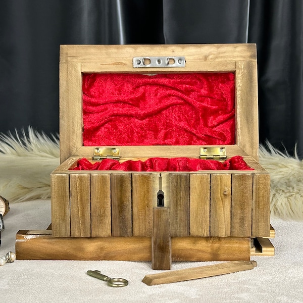 Secret Compartment Box Etsy