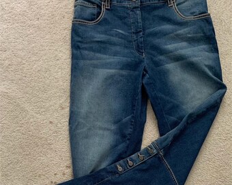 RARE Archival 2002 Lagerfeld Gallery x Diesel Jeans | Unworn Deadstock Size 31 | Made in Italy Side Button Flare Bootcut Denim