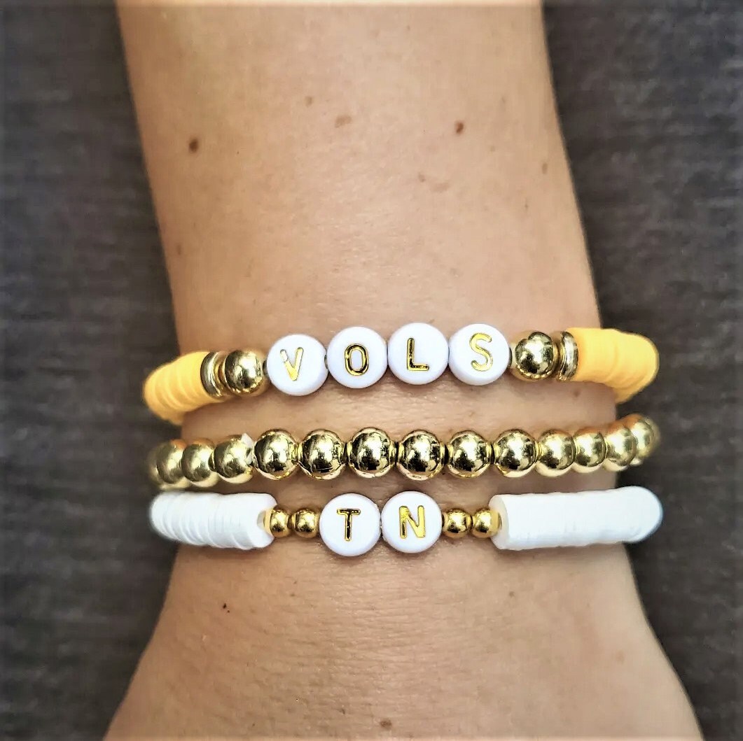 Vols Jewelry . Custom VOL Game Day Jewelry. Game Day Bracelet. Etsy