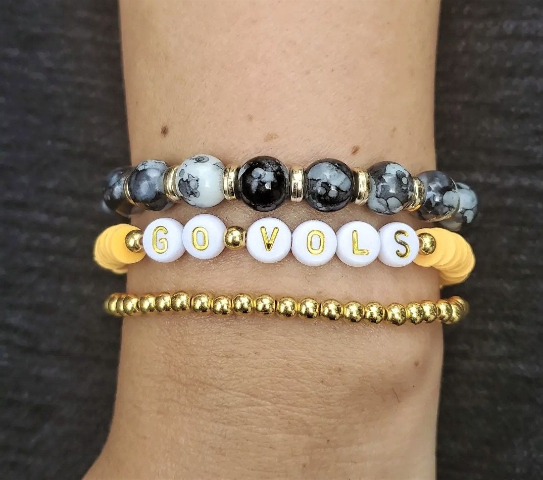 Vols Jewelry . Custom VOL Game Day Jewelry. Game Day Bracelet. Etsy