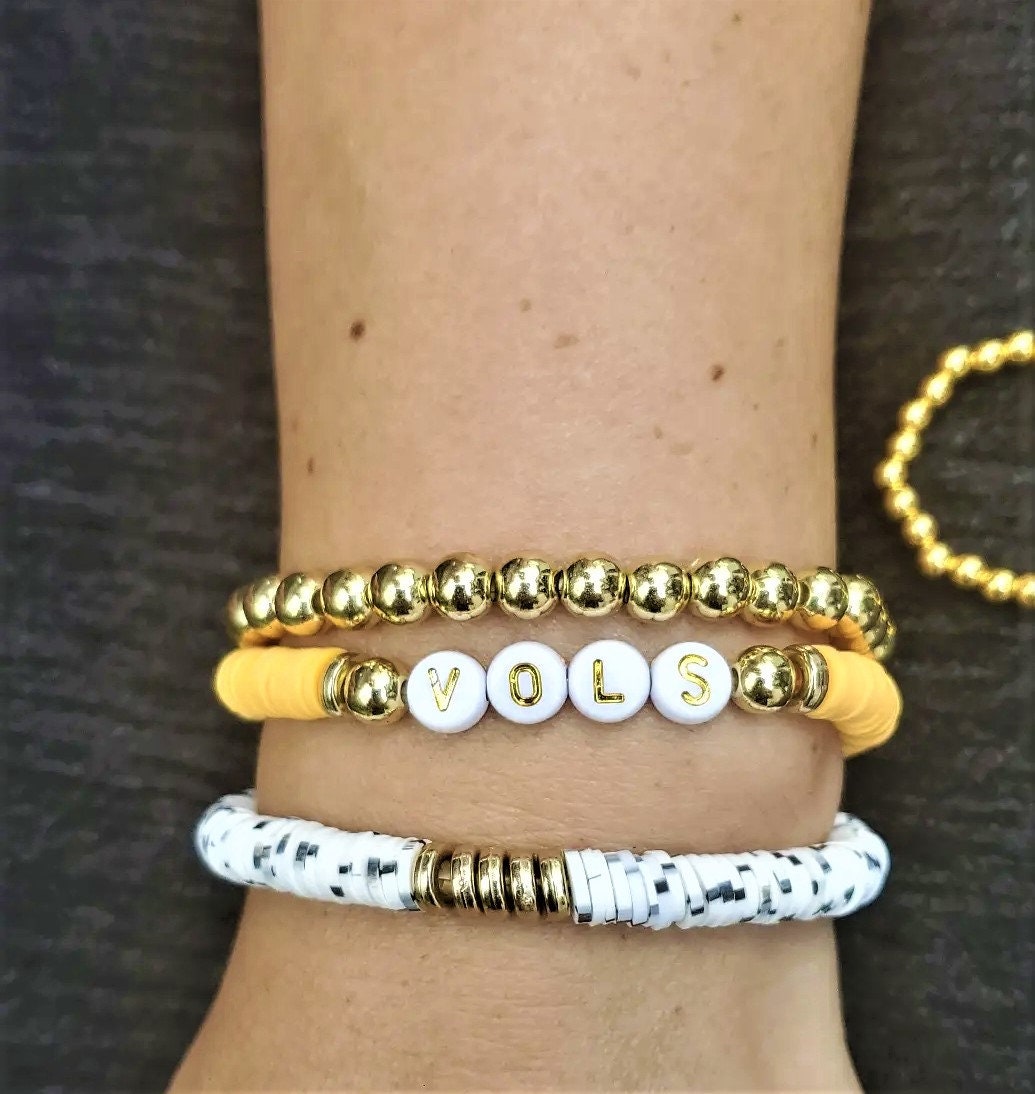 Vols Jewelry . Custom VOL Game Day Jewelry. Game Day Bracelet. Etsy