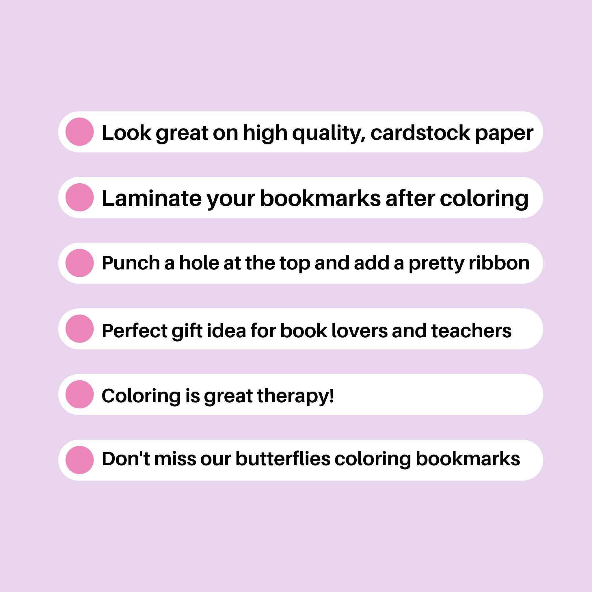 Coloring Bookmarks With FANTASY GARDEN Floral Theme. 12 - Etsy