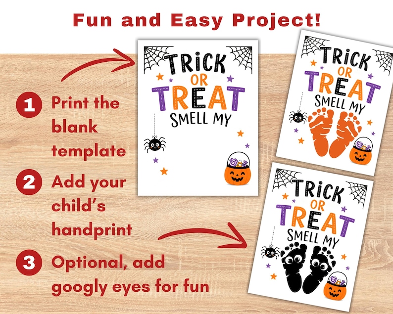 1. print the template 2. add your child's handprints