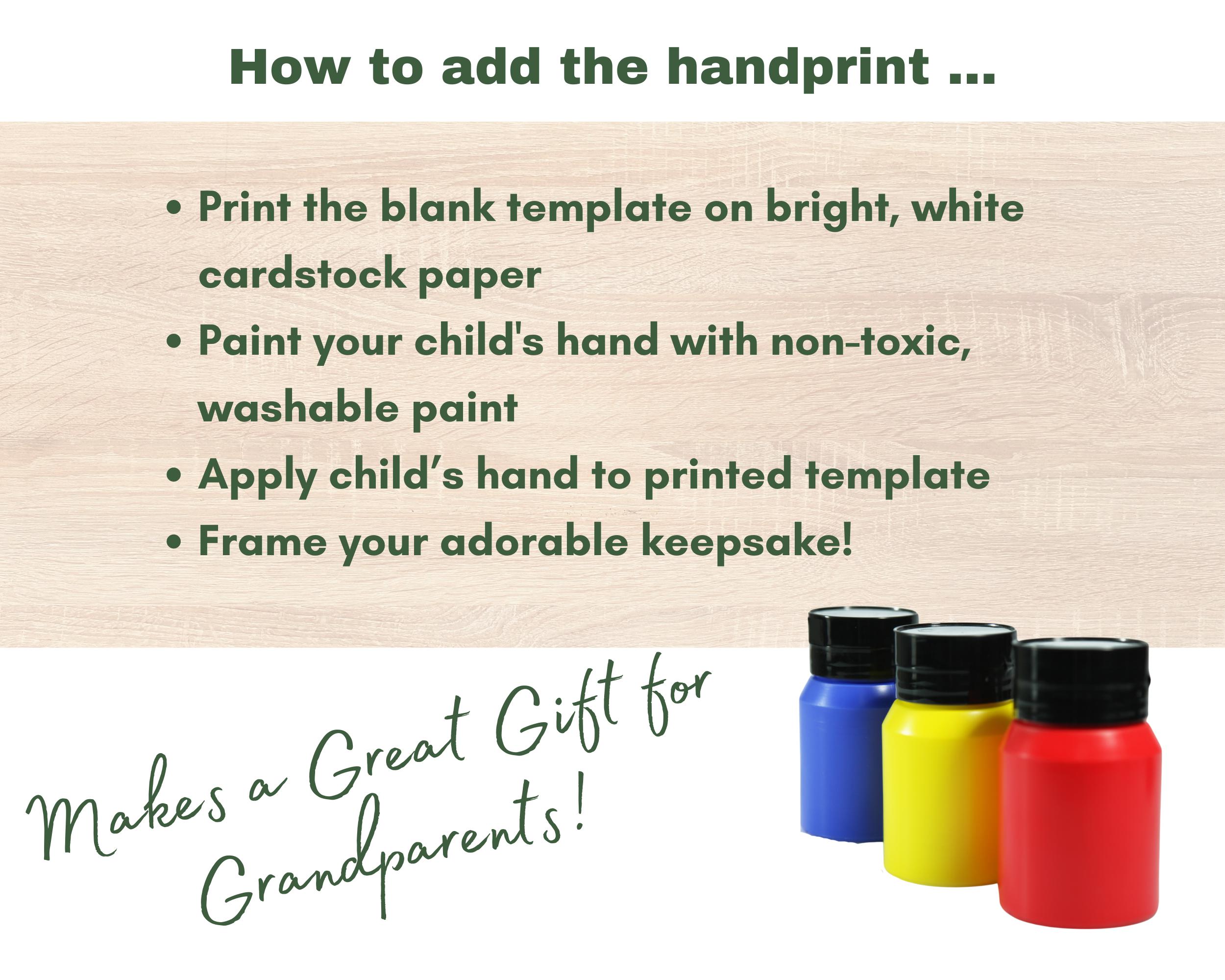 Fall Handprint Craft for Kids, Autumn Thanksgiving Tree Art Keepsake ...