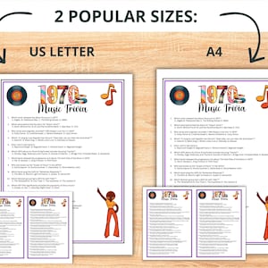 US Letter and A4 sizes