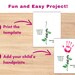 Mothers Day Handprint Flower Poem Art, 2025 Gift for Mom Kids Hand ...