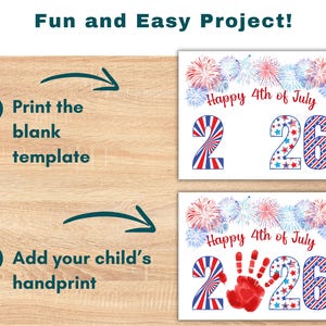 print the template and add your child's handprint