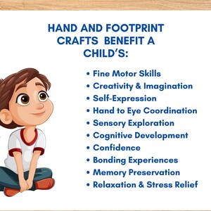 list of benefits to children making handprint art