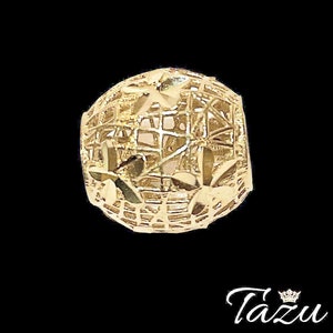 14K Genuine Gold Globe Charm for Pandora Bracelets