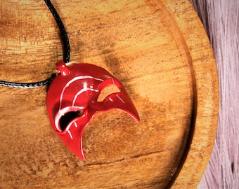 Llavero/dije/collar con máscara de Hades hecho a mano, regalo pintado a mano