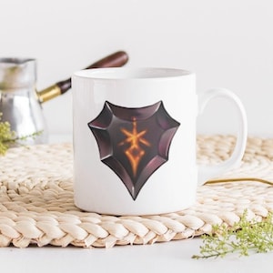 Dark Knight Mug - Final Fantasy Inspired Coffee Tea Mug 10oz