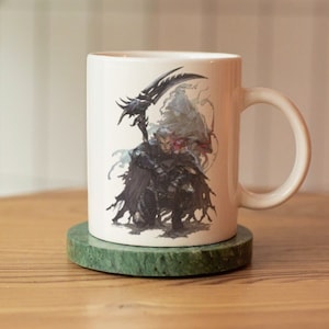 Reaper Art Mug - FFXIV Final Fantasy Inspired Coffee Tea Mug 10oz