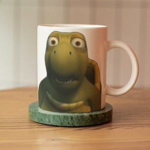 HUH Turtle Mug - Meme Inspired Coffee Tea Mug 10oz