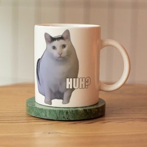 Hein ? Mug chat - Mug à thé, café, inspiration Meme, 10 oz