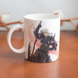 Estinien Mug - FFXIV Final Fantasy Inspired Coffee Tea Mug 10oz