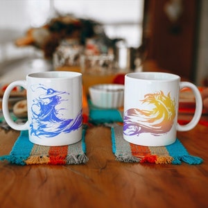 FFX Logo Mug - Final Fantasy Inspired Coffee Tea Mug 10oz