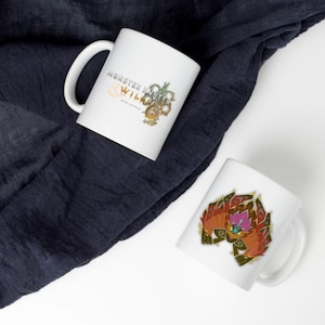 MH Ajarakan Mug - Mon Hunter Inspired Coffee Tea Mug 10oz
