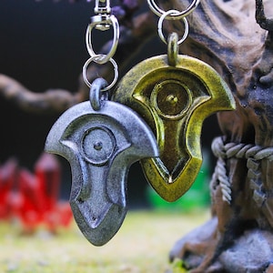 Azem Soul Crystal Metallic Paint - Keyring/Charm/Necklace Handmade Handpainted Gift