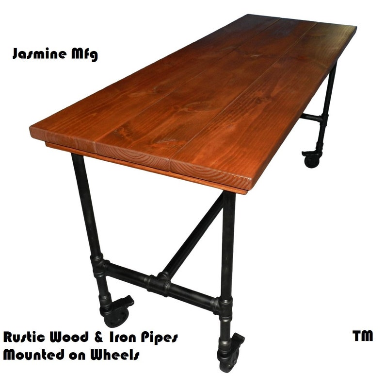 Mounted on Caster Wheels Restaurant Table Dining Table Etsy