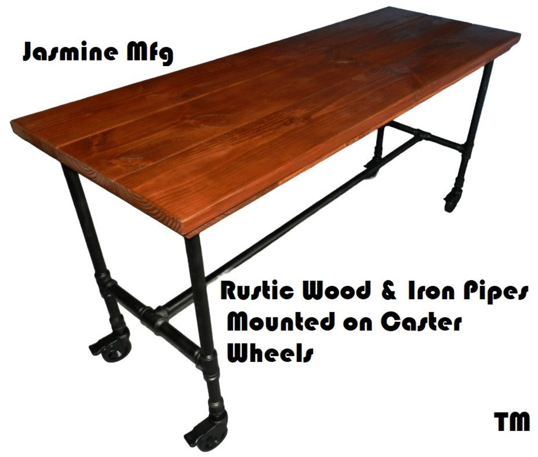 Mounted on Caster Wheels Restaurant Table Dining Table Etsy