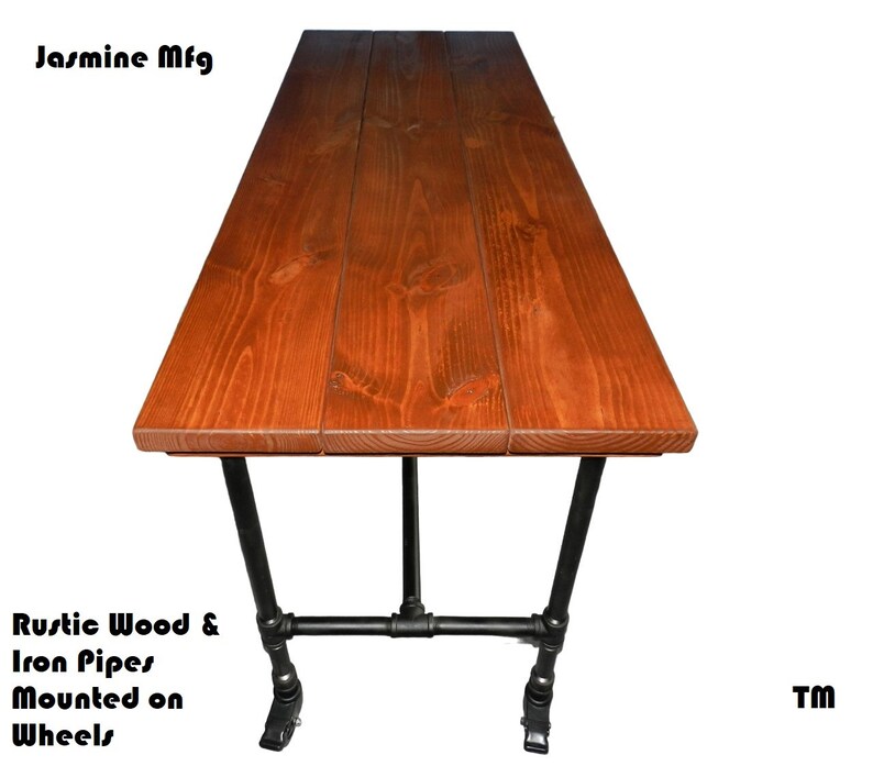 Mounted on Caster Wheels Restaurant Table Dining Table Etsy