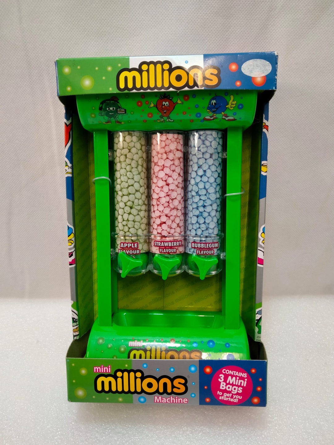 Millions Sweet Candy Dispenser Machine Green Flavoured Mini Etsy