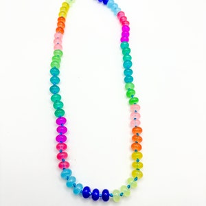 Rainbow Gemstone Necklace