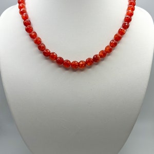 Orange Gemstone Necklace