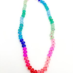 Rainbow Gemstone Necklace
