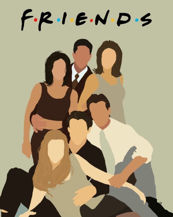 Friends Printable TV Poster - Etsy